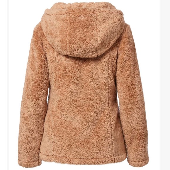 Steve Madden tan brown teddy style snap up jacket. SZ.XL-1X. NWT - Picture 3 of 7